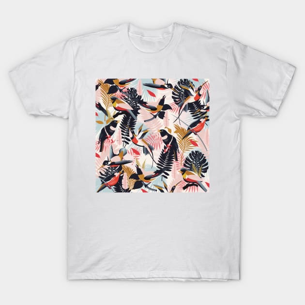 Bohemian Paradise Birds I. T-Shirt by matise